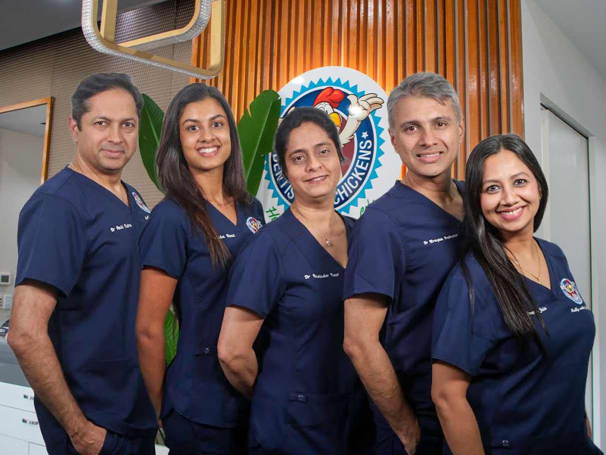 Team Dentist for chickens